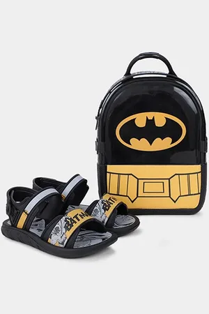 GRENDENE Sandália Infantil Kids Liga Da Justiça Hero Mochila Menino