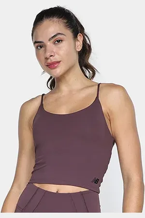 New Balance Top Cropped Athletics Feminino