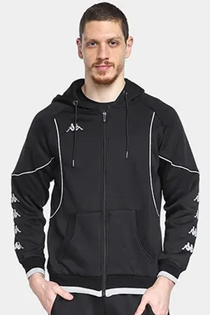 Kappa Jaqueta Moletom Sport Masculina