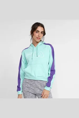 Fila Moletom Basic Colors Capuz Feminino