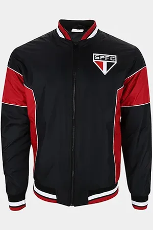 SPR Jaqueta São Paulo Bomber Gola Alta Masculina