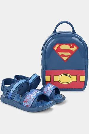 GRENDENE Sandália Infantil Kids Liga Da Justiça Hero Mochila Menino