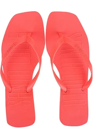 SANTA LOLLA Chinelo Flip Flop Bico Quadrado Feminino
