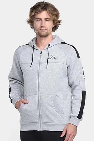 Kappa Moletom Fleece Sport Logo Masculino