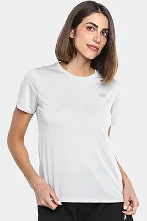 New Balance Camiseta Athletics Run Feminina
