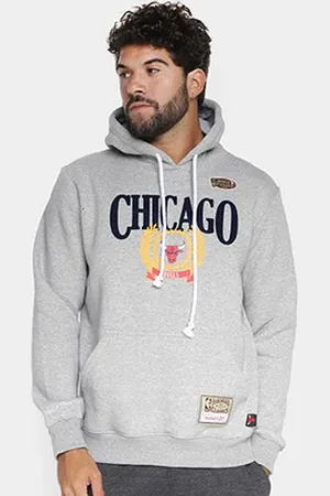 Mitchell & Ness Moletom NBA Chicago Bulls Collegiate Masculino