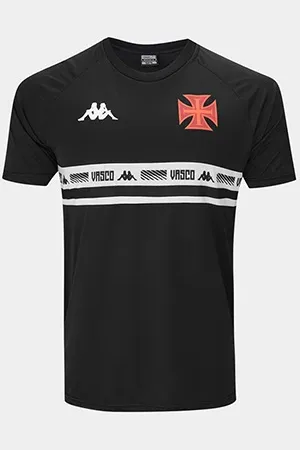 Kappa Camisa Vasco Supporter Stripe Masculina