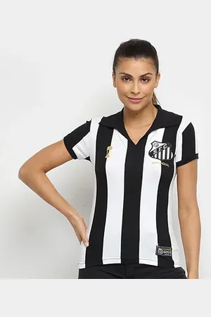 RetrôMania Camisa Santos 1963 Listrada Retrô Mania Feminina