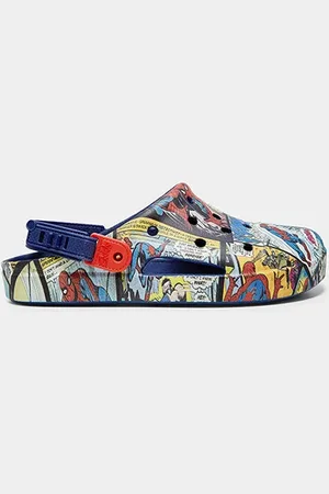 GRENDENE Sandália Infantil Kids Marvel Print Babuche Menino