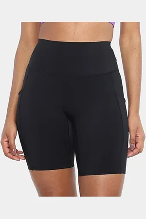 OLYMPIKUS Bermuda Corre Bolso Feminina