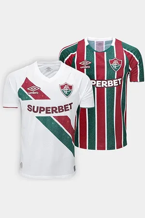 Umbro Kit Camisa Fluminense 24/25 s/n Torcedor I e II Masculina