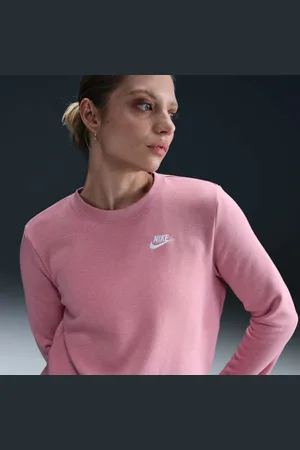 Nike Blusão Club Fleece Crew Feminino