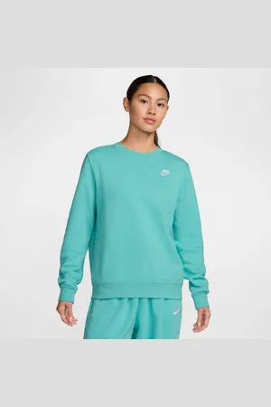 Nike Blusão Club Fleece Crew Feminino
