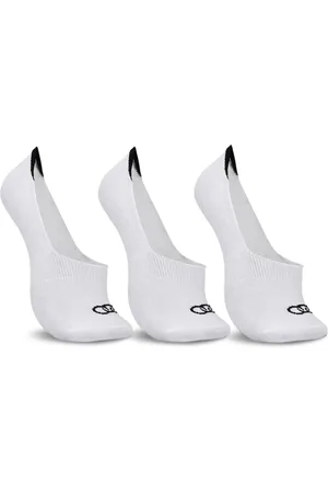OLYMPIKUS Meia Ultra Invisível Masculina - Pacote com 3 Pares 39/44 Branco