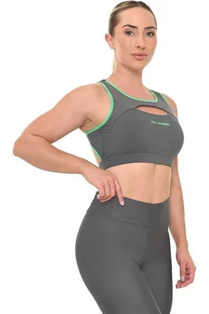 OLYMPIKUS Top Flex Compression Feminino M Cinza