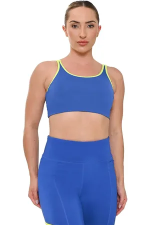 OLYMPIKUS Top Baixo Impacto Feminina GG Azul