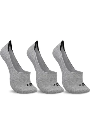 OLYMPIKUS Meia Ultra Invisível Feminina - Pacote com 3 Pares 33/38 Cinza