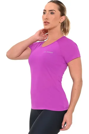 OLYMPIKUS Camiseta Runner Manga Curta 2.0 Feminina G Roxo