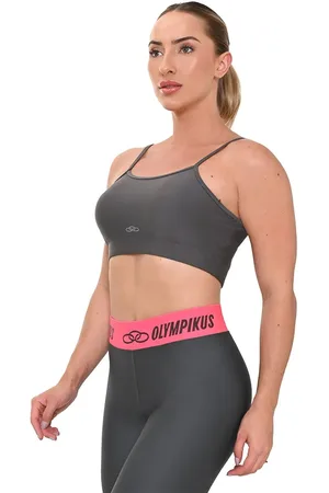OLYMPIKUS Top Basic Feminino P Cinza