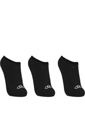 OLYMPIKUS Meia Cano Invisível pacote c/ 3 pares Masculino 39-44 Preto