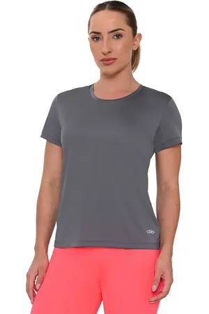 OLYMPIKUS Camiseta Runner Manga Curta 1.0 Feminina G Cinza
