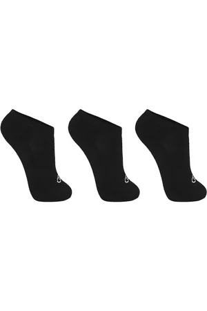 OLYMPIKUS Meia Cano Invisível pacote c/ 3 pares Feminino 33-38 Preto