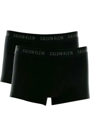 Kit 3pçs Cueca Calvin Klein Underwear Boxer Logo Preto