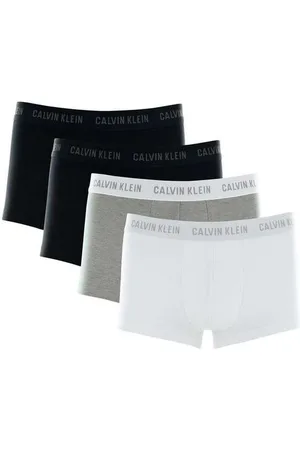 Cueca Calvin Klein Low Rise Trunk Cinza C11.02 CZ05 Pack 2UN