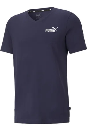 PUMA Camiseta Essentials V-Neck Masculina – Cor