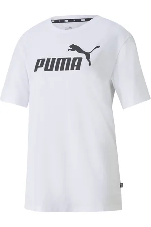 PUMA Camiseta Essentials Logo Boyfriend Feminina – Cor