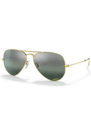 Ray-Ban AVIATOR CHROMANCE Óculos de sol Armação Lentes Prata polarizado 55-14
