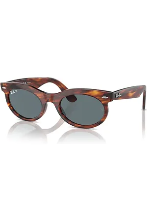 Ray-Ban WAYFARER OVAL Óculos de sol Armação Lentes Azul polarizado 50-22
