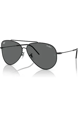 Ray-Ban LENNY KRAVITZ X AVIATOR REVERSE Óculos de sol Armação Lentes Cinza 59-11