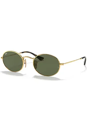 Ray-Ban OVAL FLAT LENSES Óculos de sol Armação Lentes Verde 48-21
