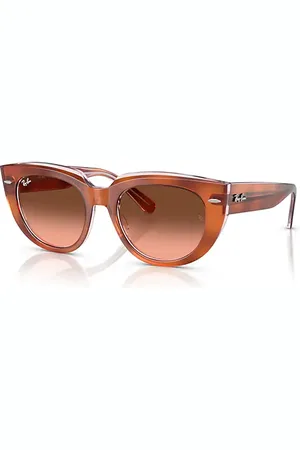 Ray-Ban DOREEN Óculos de sol Armação Havana vermelho com multicolorido transparente Lentes Rosa 49-20
