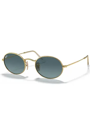 Ray-Ban OVAL METAL Óculos de sol Armação Lentes Azul 54-21