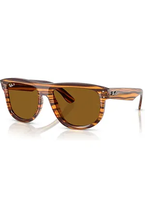 Ray-Ban BOYFRIEND REVERSE Óculos de sol Armação Lentes Marrom polarizado 56-18