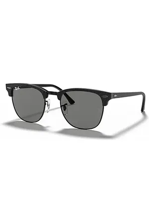 Ray-Ban CLUBMASTER MARBLE Óculos de sol Armação Lentes Cinza 49-21