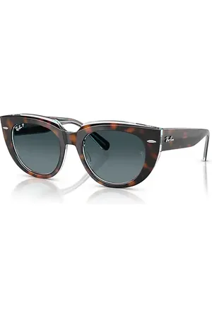 Ray-Ban DOREEN Óculos de sol Armação Havana-escuro com multicolorido transparente Lentes Azul polarizado 49-20