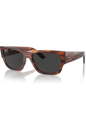 Ray-Ban CARLOS Óculos de sol Armação Lentes Preto polarizado 56-18