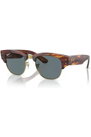 Ray-Ban MEGA CLUBMASTER Óculos de sol Armação Lentes Azul polarizado 53-21