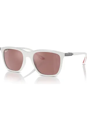 Ray-Ban SCUDERIA FERRARI LECLERC SPECIAL EDITION 2024 Óculos de sol Armação Lentes Prata polarizado 54-20