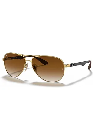 Ray-Ban CARBON FIBRE Óculos de sol Armação Lentes Marrom 58-13