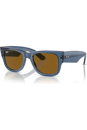 Ray-Ban MEGA WAYFARER BIO-BASED Óculos de sol Armação Lentes Marrom 51-21