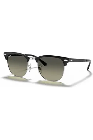 Ray-Ban CLUBMASTER METAL Óculos de sol Armação Lentes Cinza 51-21