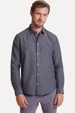Reserva Camisa Ml Pf Oxford Color