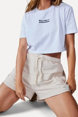 Reversa Short Moletom Nude