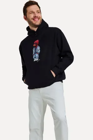 Reserva Hoodie Estampado Mascote Jeans