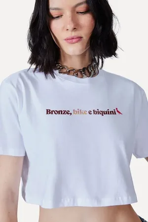 Reversa Cropped Bronze Bike E Biquini