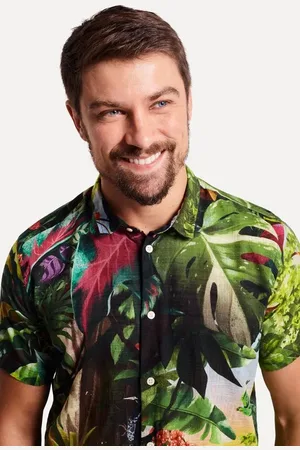 Reserva Camisa Estampada Mc Paraiso Tropical